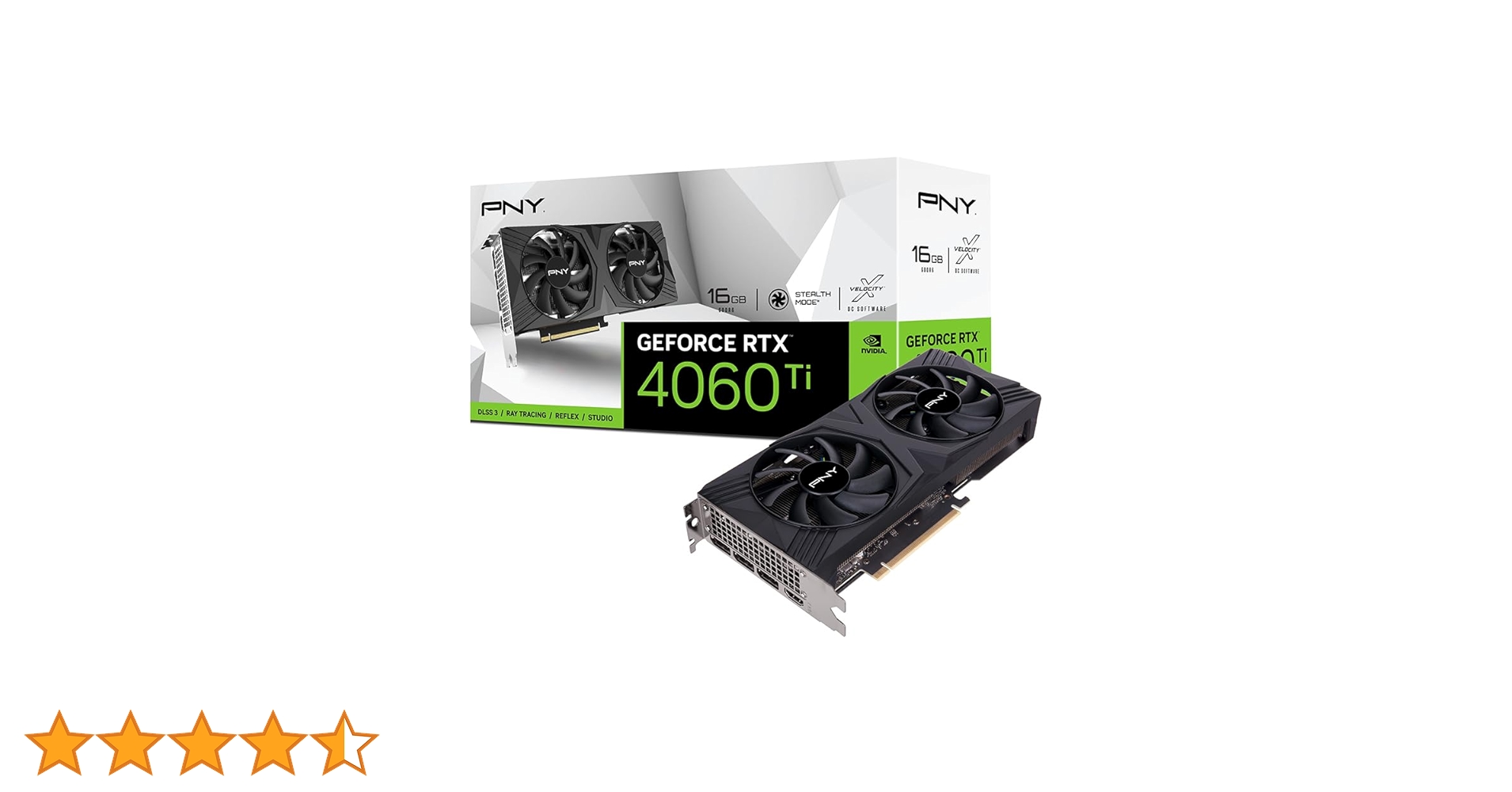 Amazon | PNY GeForce RTX™ 4060 Ti 16GB Verto™ デュアルファン
